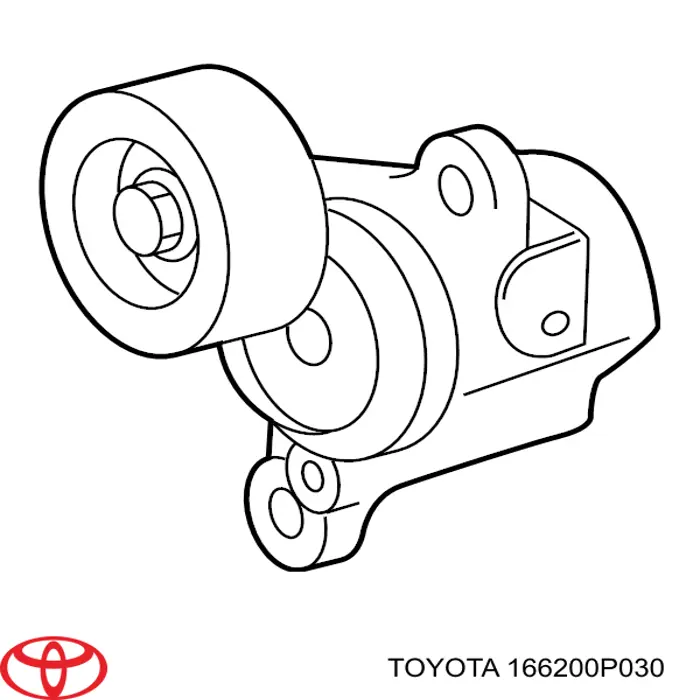 Купить 166200P030 Toyota Натяжитель приводного ремня