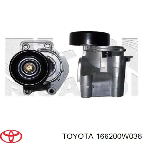 Роликовий модуль натяжителя ремня Toyota 166200W036 цена, от 56.83 USD
