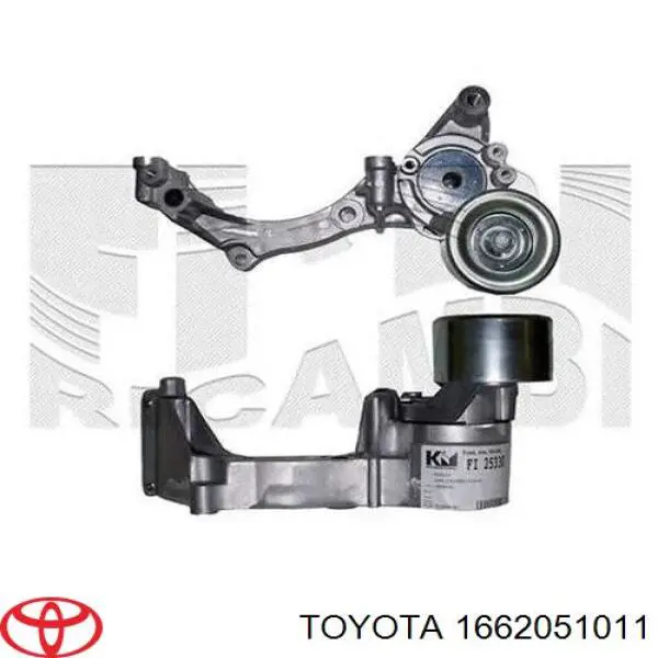 Натяжитель приводного ремня 1662051011 Toyota