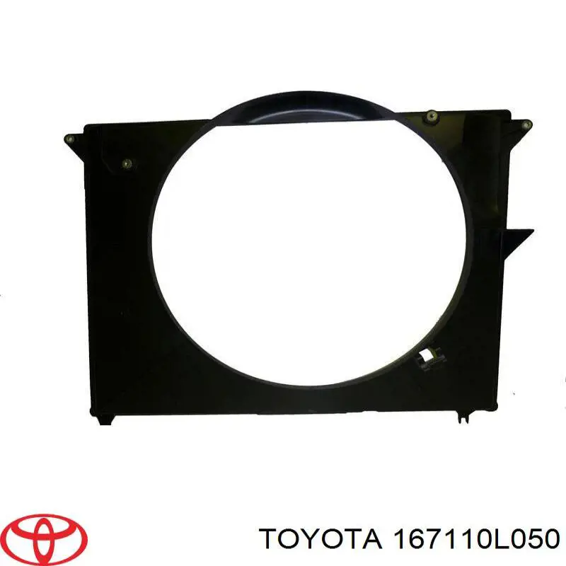 Диффузор радиатора охлаждения на Toyota Hilux KUN15