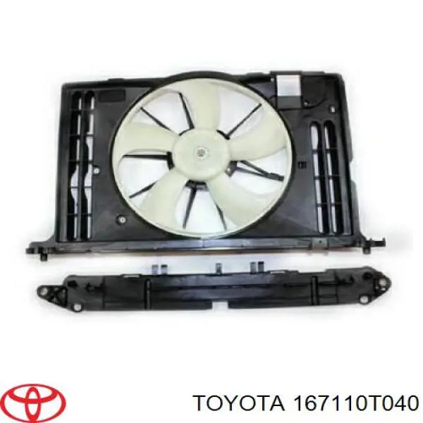167110T040 Toyota Рамка вентилятора