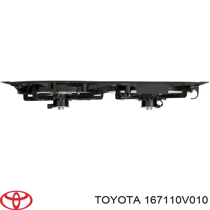 167110V010 Toyota диффузор радиатора охлаждения