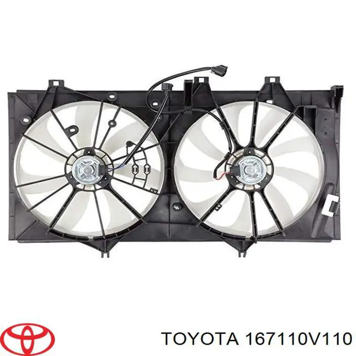 Диффузор радиатора охлаждения Toyota 167110V110 цена, от 79.64 USD