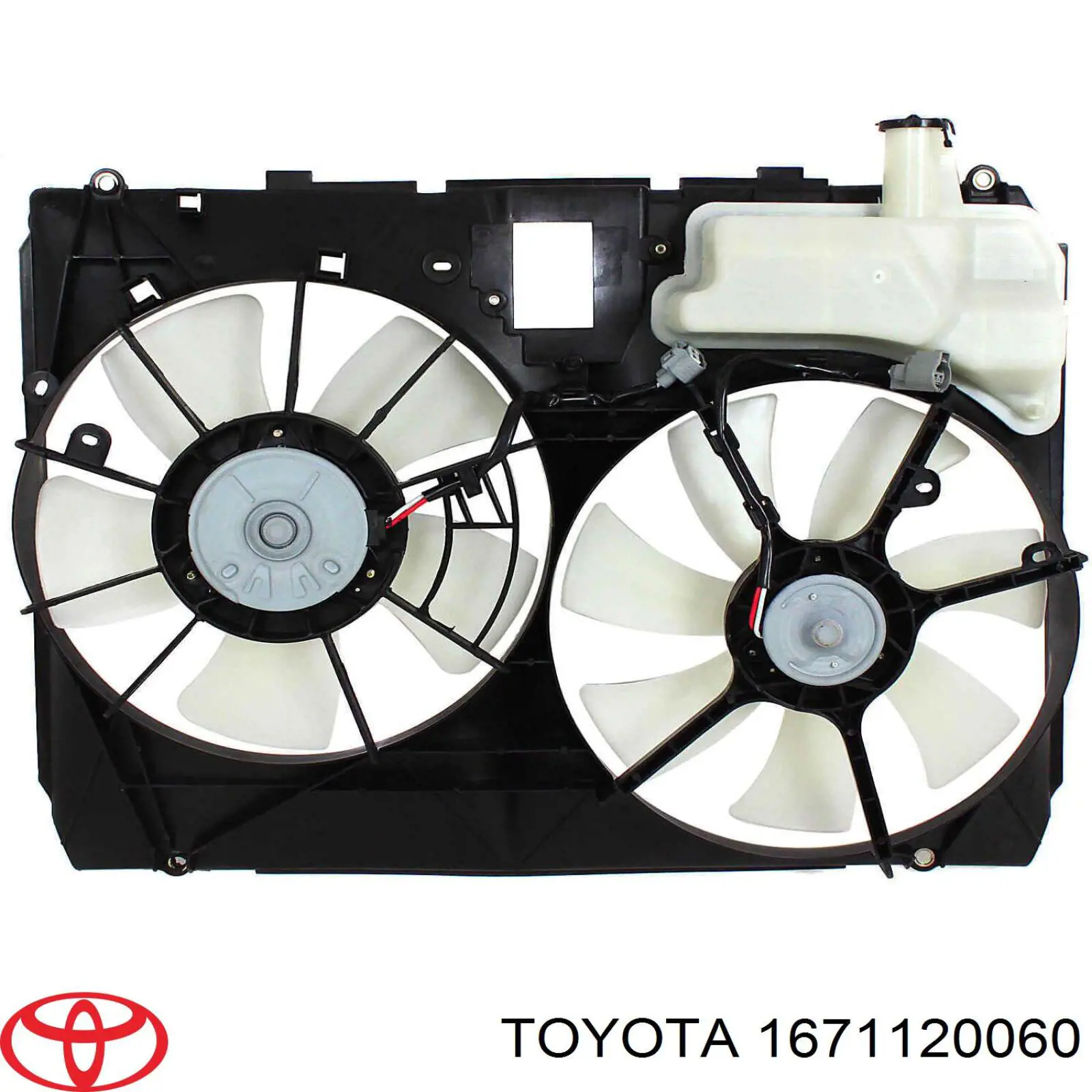 Кожух радиатора кондиционера Toyota 1671120060