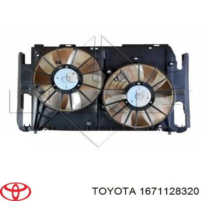 Диффузор радиатора охлаждения на Toyota RAV4 III 