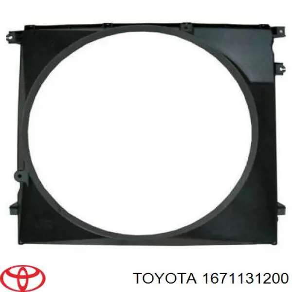 Диффузор радиатора охлаждения на Toyota 4Runner GRN21, UZN21
