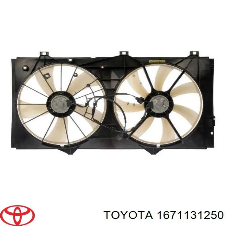 Диффузор радиатора охлаждения на Toyota Camry V40