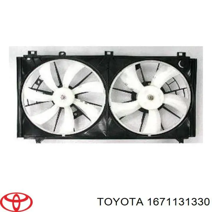 1671131330 Toyota Рамка вентилятора