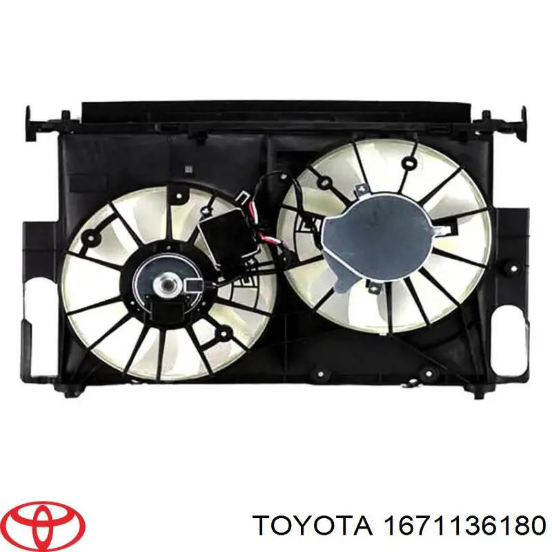 1671136180 Toyota диффузор радиатора охлаждения