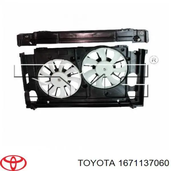 Difusor do radiador de esfriamento para Toyota Prius (ZVW30)