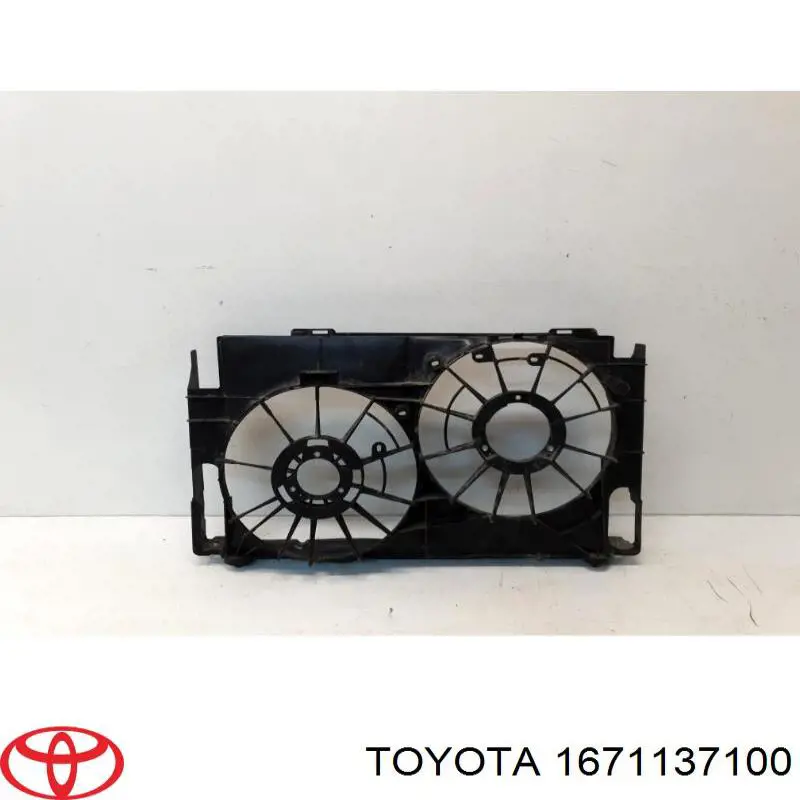 Диффузор радиатора охлаждения на Toyota RAV4 IV 