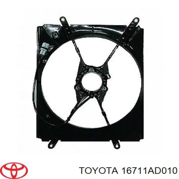 Диффузор радиатора 16711AD010 Toyota