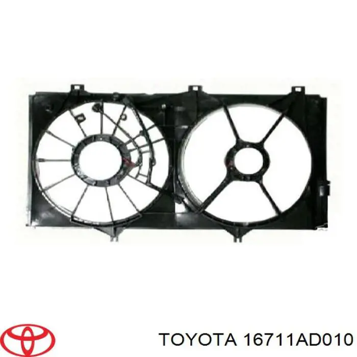 Диффузор радиатора охлаждения на Toyota Avalon GSX30
