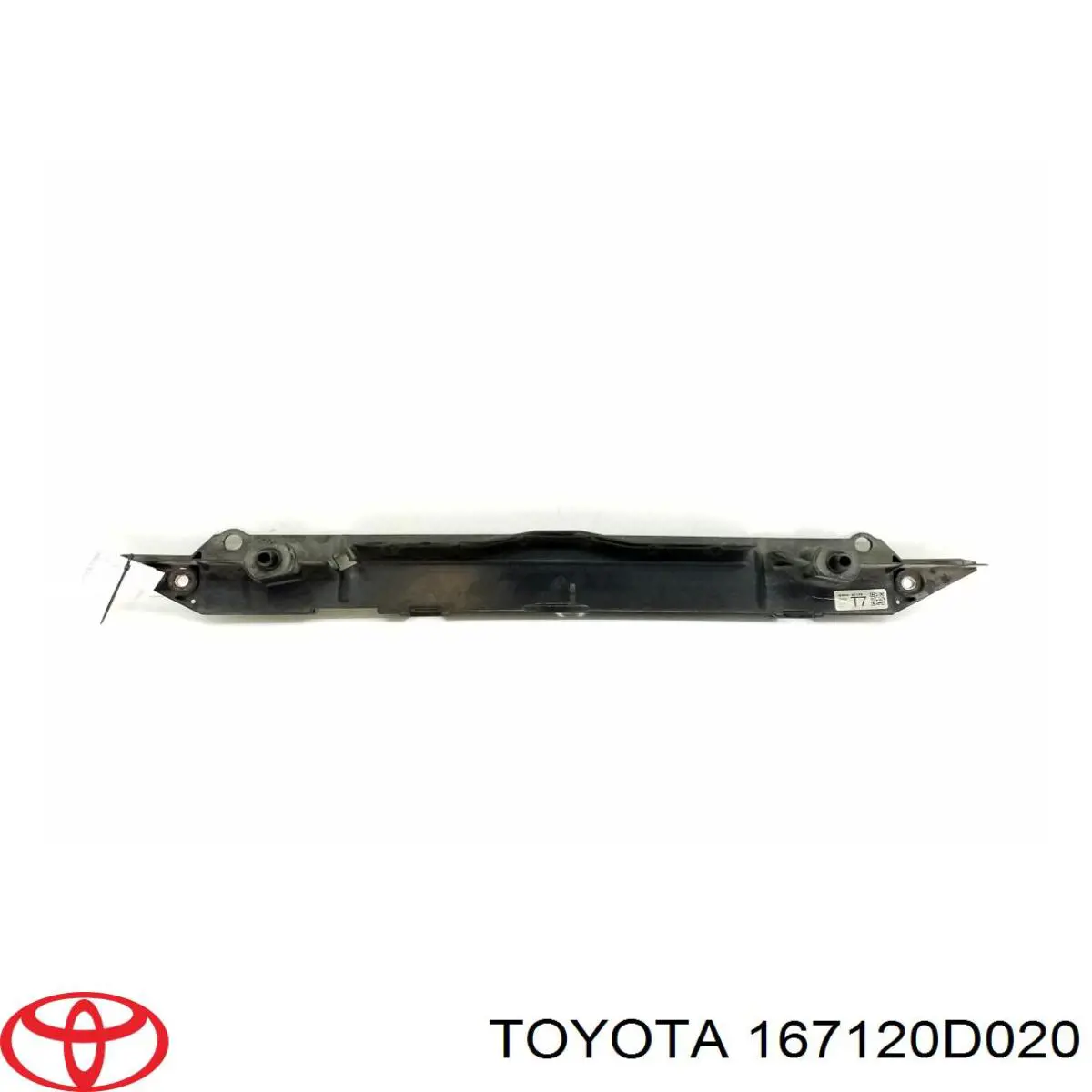 167120D020 Toyota placa sobreposta superior de difusor do radiador