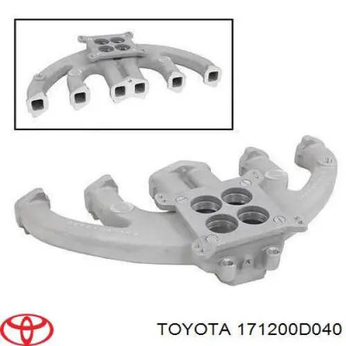 Купить 171200D040 Toyota Впускной коллектор
