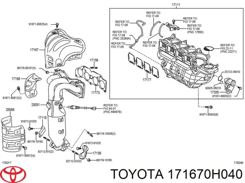 171670H040 Toyota 