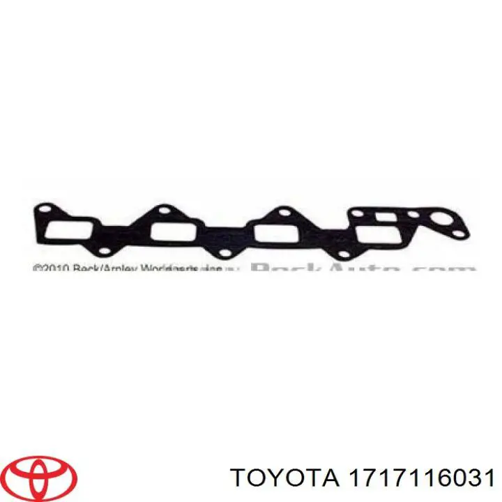 Прокладка впускного коллектора 1717716031 Toyota