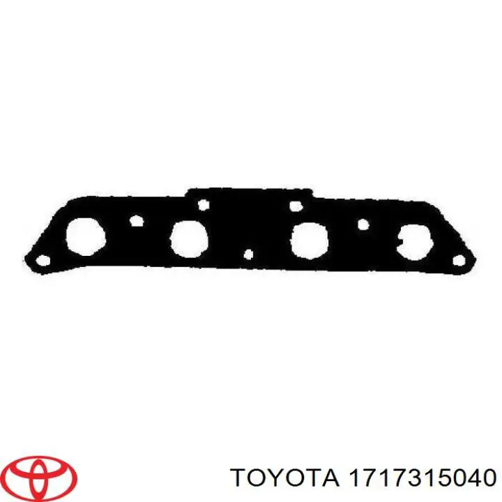 Прокладка выпускного коллектора Toyota 1717315040