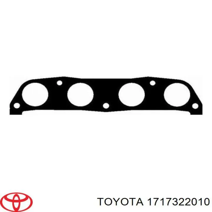 Прокладка выпускного коллектора Toyota 1717322010