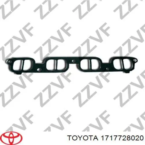 1717728020 Toyota прокладка впускного коллектора нижняя