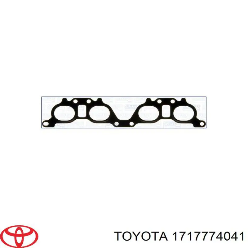 Прокладка впускного коллектора на Toyota Carina E 