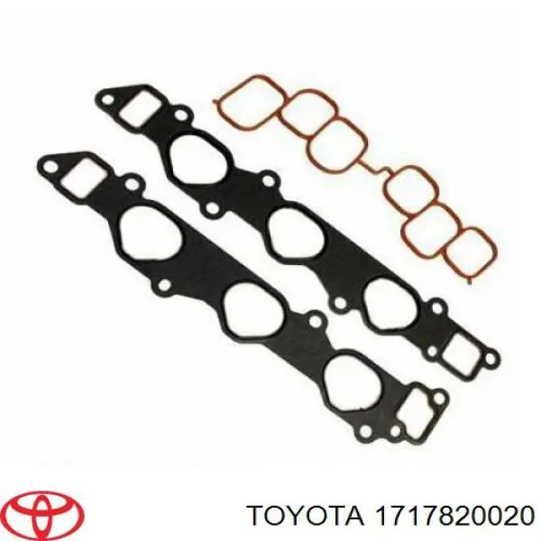 Купить 1717820020 Toyota Прокладка впускного коллектора нижняя левая
