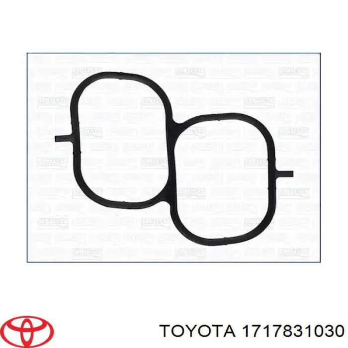 1717831030 Toyota прокладка впускного коллектора нижняя левая