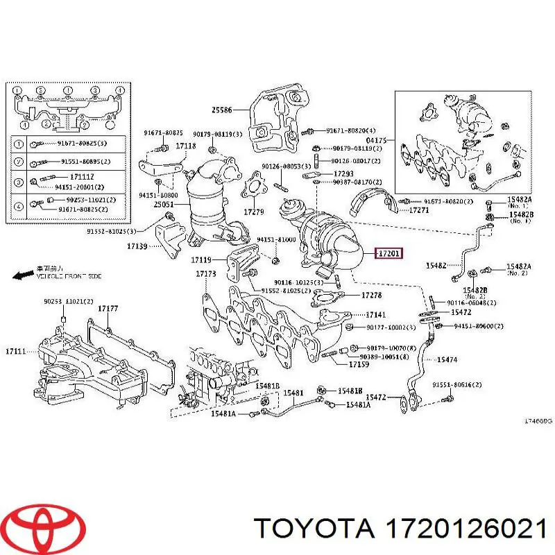 Турбокомпрессор Toyota VB17