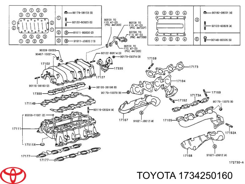  Toyota 1734250160 цена, от 28.65 USD