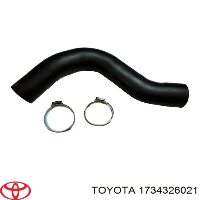 1734326023 Toyota шланг (патрубок интеркуллера правый)