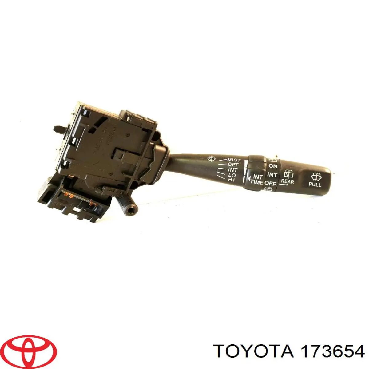 173654 Toyota comutador direito instalado na coluna da direção