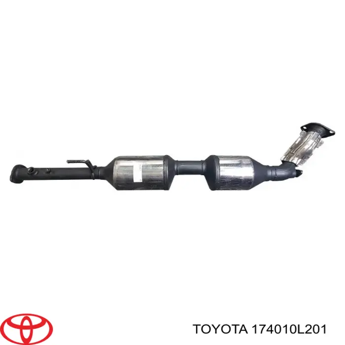 174010L201 Toyota Глушитель, передняя часть