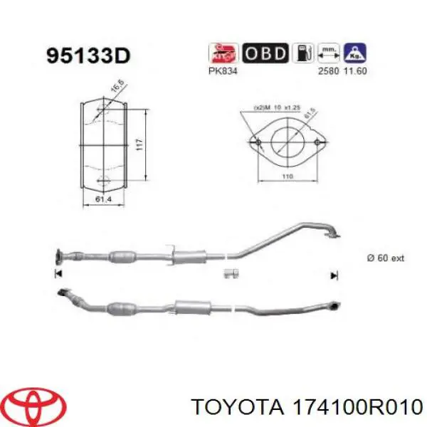  174100R010 Toyota