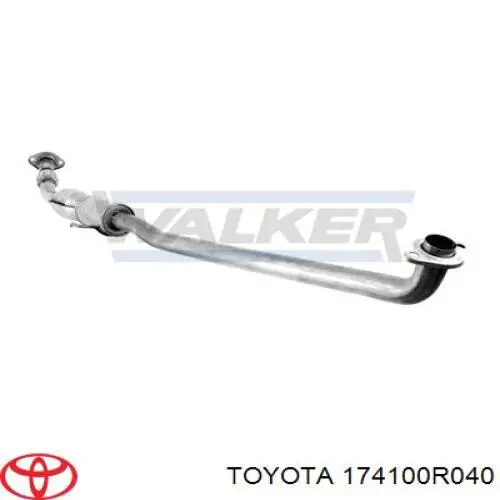 Каталитический нейтрализатор отработавших газов Toyota 174100R040 цена, от 2590.05 USD