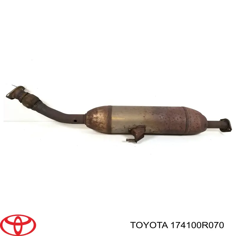 174100R070 Toyota Глушитель, передняя часть