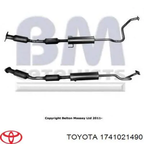 Каталитический нейтрализатор отработавших газов BM Catalysts BM91617H цена, от 50.93 USD