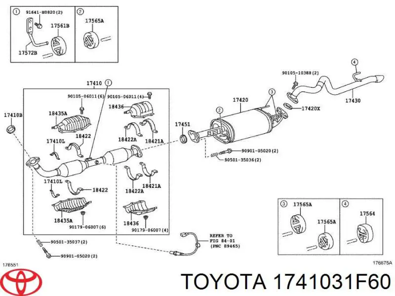  1741031F60 Toyota