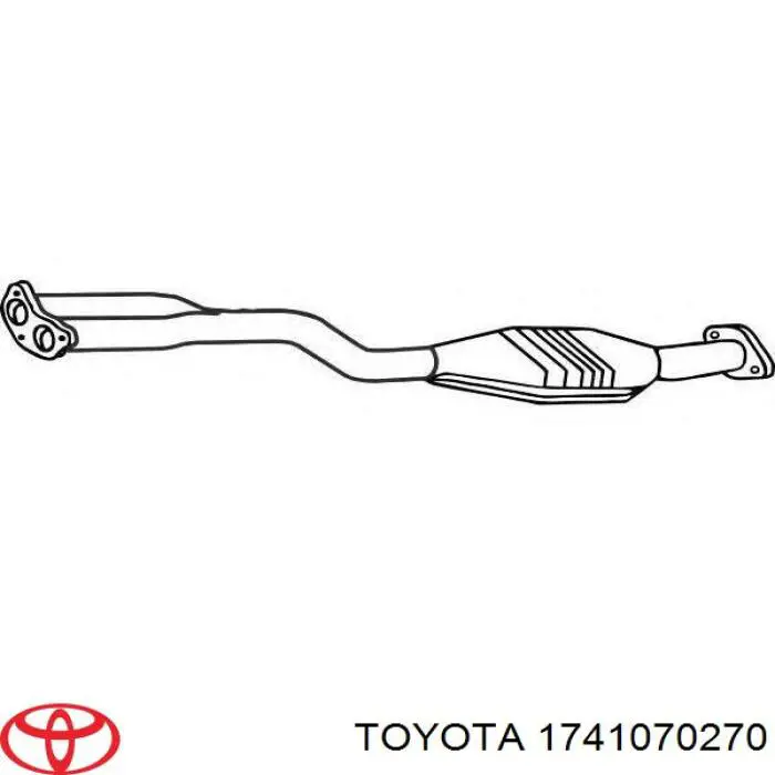 Катализатор 1741070270 Toyota