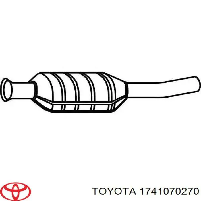 1741070270 Toyota Конвертор-катализатор