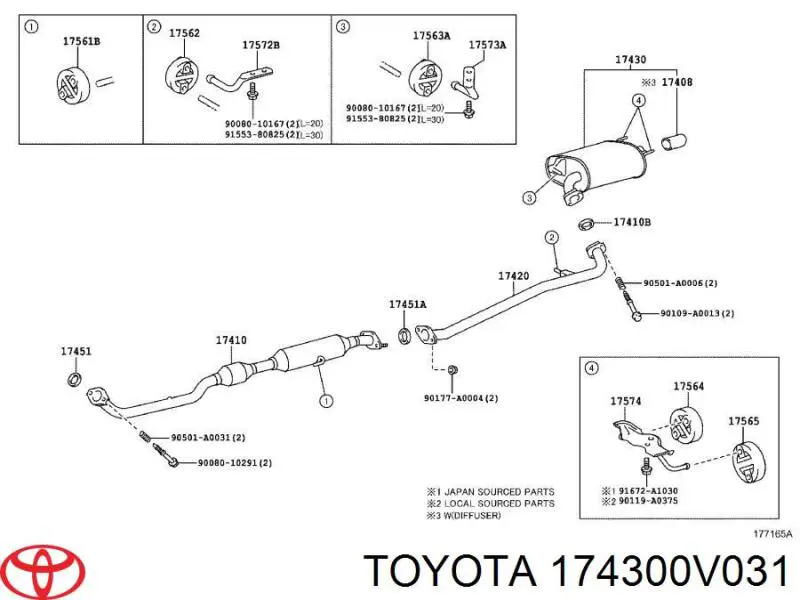  174300V031 Toyota