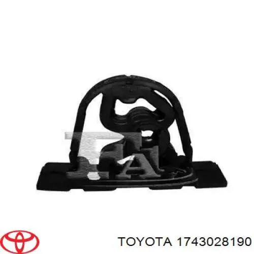 Купить 1743028180 Toyota Глушитель задний