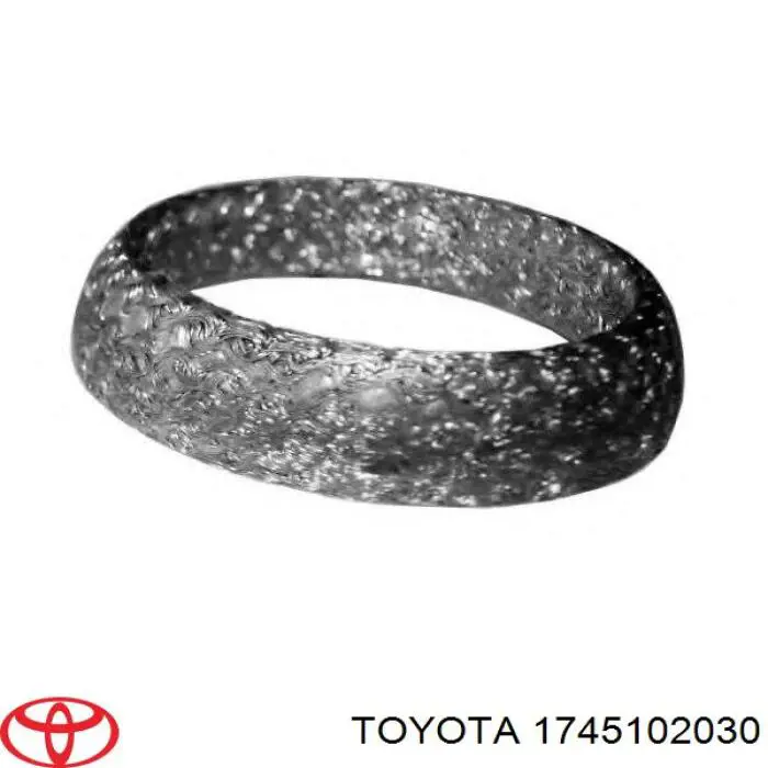 1745102030 Toyota прокладка приемной трубы глушителя
