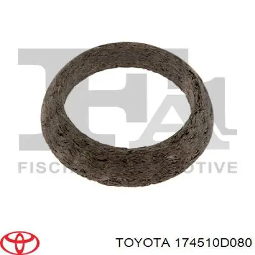 Прокладка глушителя монтажная 174510D080 Toyota