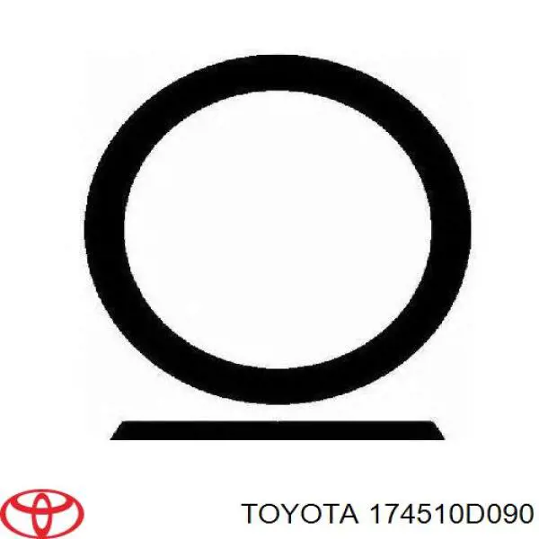 Кольцо приемной трубы глушителя уплотнительное Toyota 174510D090 цена, от 6.33 USD