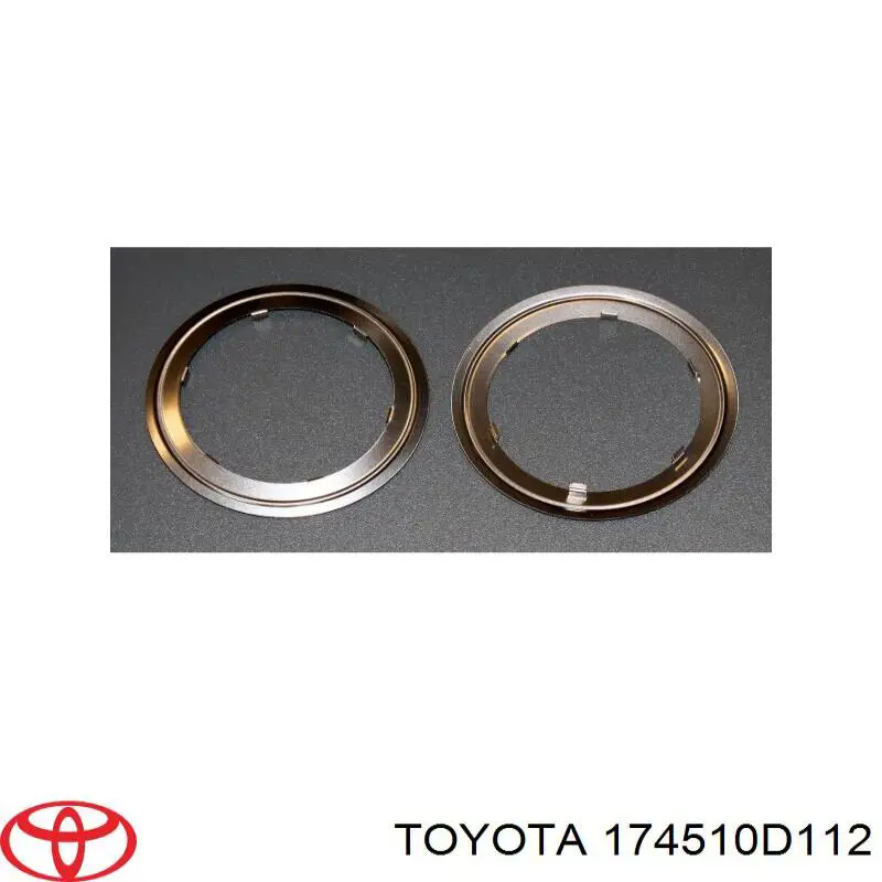 Купить 174510D112 Toyota Прокладка глушителя монтажная
