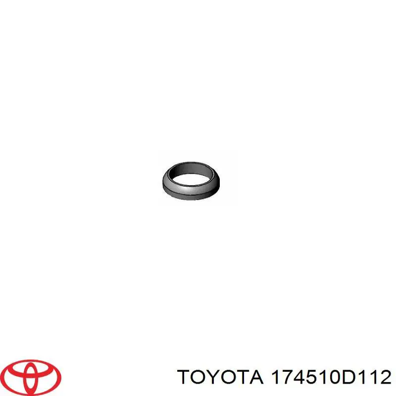 Прокладка монтажна, глушника 174510D112 Toyota