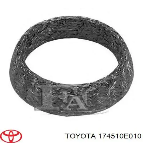 Junta, tubo de escape 174510E010 Toyota