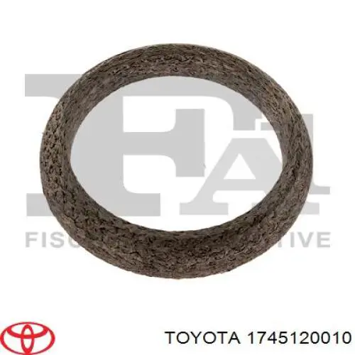 1745120010 Toyota кольцо приемной трубы глушителя