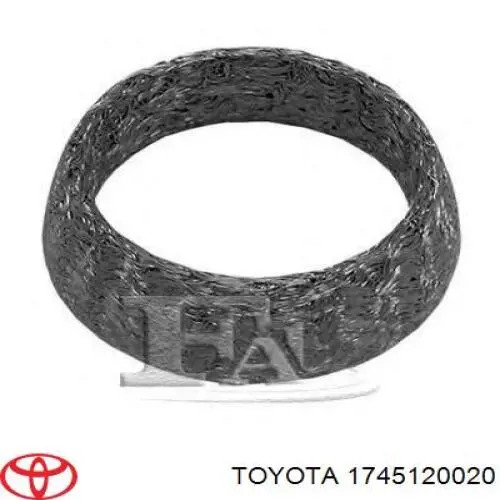 Кольцо приемной трубы глушителя Toyota 1745120020
