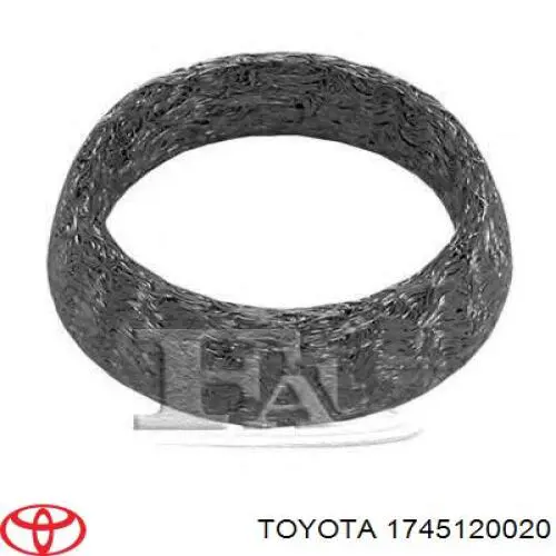 Anel de tubo de admissão do silenciador Toyota 1745120020 preço, a partir de 15,88 USD